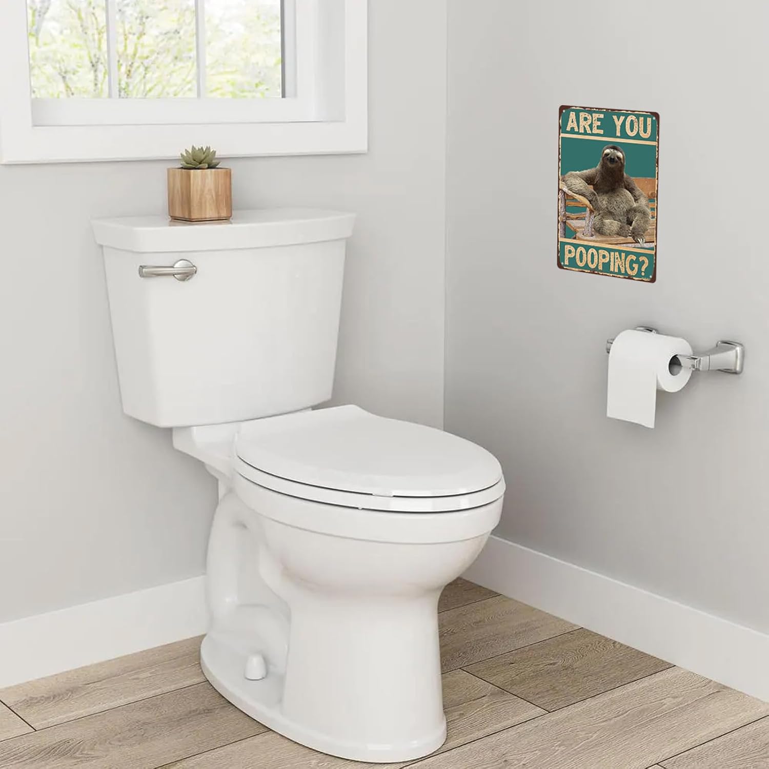 

Ленивец Ты Какаешь Металлическая Табличка Смешной Домашний Декор Декор Стены Ванной Комнаты Туалет Уборная Украшение 8 x12