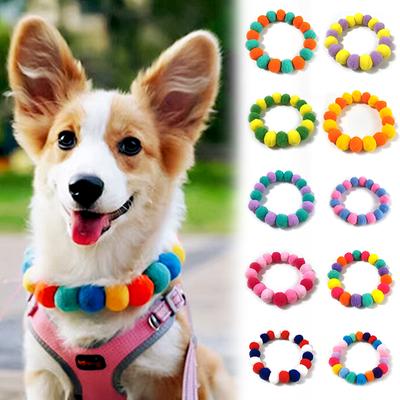 Dog Cat Collar Necklace Hairball Choker Photograph Props Decorations Pet Supplies
