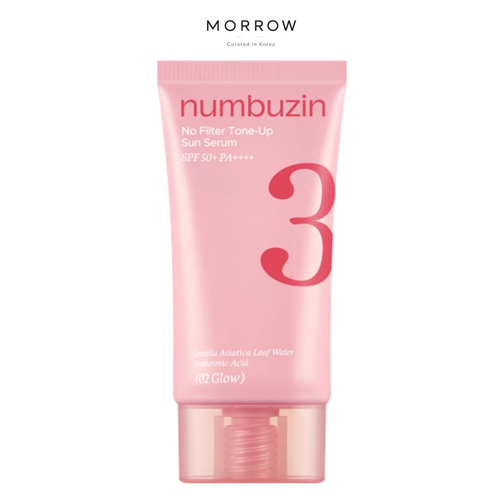NUMBUZIN No.3 Porcelain Base-Skip Tone Up Beige Sunscreen SPF50+ PA++++ 50ml (Blur / Glow)