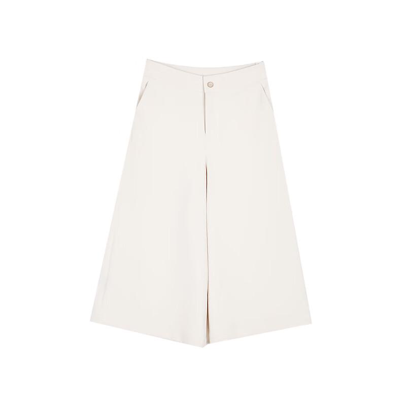 Haier Mans Women's Casual Wide-Leg Cropped Trousers