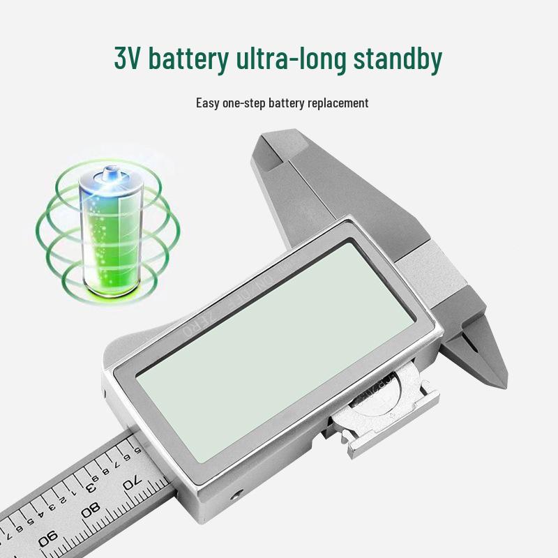 Digital Vernier Caliper - Jewelry & Antiques Measuring Tool, 0-150mm Range with Large Screen Display