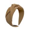 Girls Vintage Hair Bands Cloth Wide Hairband New Knotted Headbands for Women Headdress Soft Hair Hoop Hair Accessories Headwear