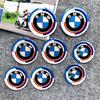 2pc Car Smart Key Emblem Sticker Car interior sticker Accessories For BMW M Power I3 G08 F15 F16 G20 E34 F94 F95 G30 G11 G12 E36 cybr60