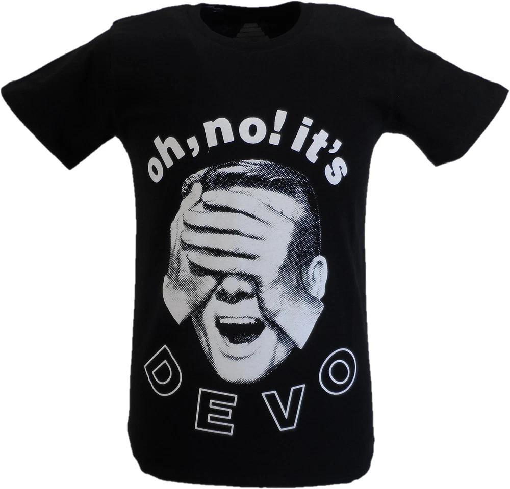Unisexs Black Official DEVO Shocked Daddy T Shirt S