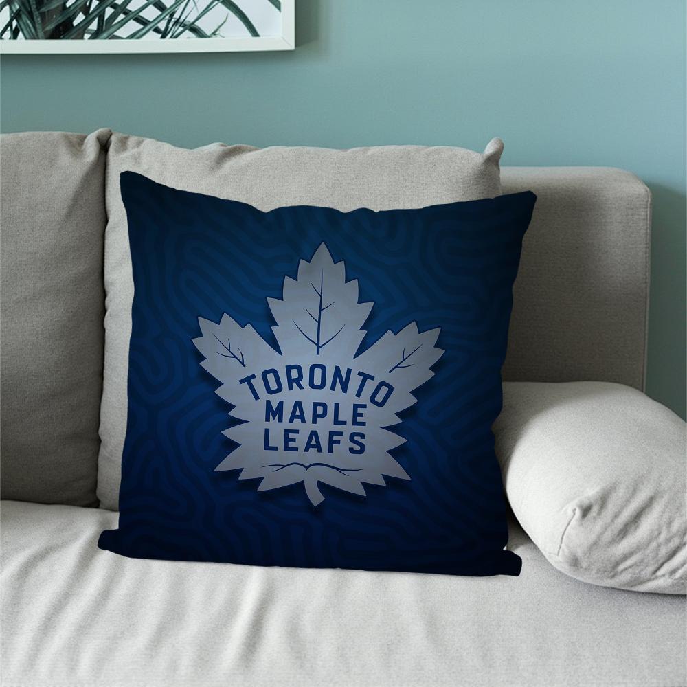 T-Toronto Ice Maple H-Hockey Leafs Pillow Case Sofa Bedside Table Bedroom Backrest Living Office Cushion Printed Square Multiple