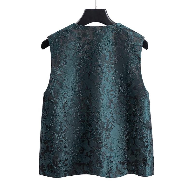 Sibo She Women's New Chinese Style Embroidered Vest