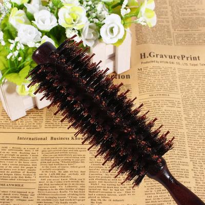 Professional Wooden Handle  Anti Static Curly Hair Comb Hairdressing Radial Round Brush