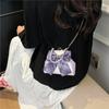 Cute Little Bag 2025 New Mori Sweet Girl Bow Foreign Style Versatile Clip Buckle Messenger Shell Bag Tide