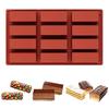 Silicone Cake Molds Cookie Chocolate Bar Molds Easy Release Durable Rectangle Candy Mold Pudding Butter Baking Accessories
