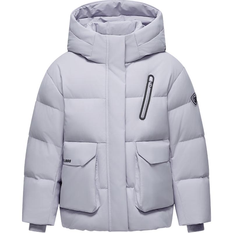 

Tanboer Unisex Kids Short Hooded Down Jacket 5550301A 160/80