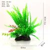 Artificial Aquarium Plants for Decor - Small Plastic Plants for Aquascaping and Aquarium Landscaping