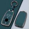 Styling Mouldings 3/4 Button Zinc Alloy Key Fob Cover Case For 2019 2020 Mercedes-Benz A220 E63S AMG E-Class GLE 350 4MATIC E300
