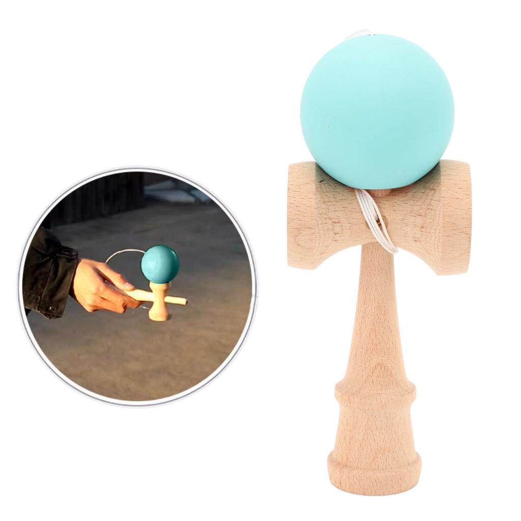 Kendama Wooden Kendama Toy Portable Kendama Improves Hand Eye Coordination with String for Indoor and Outdoor