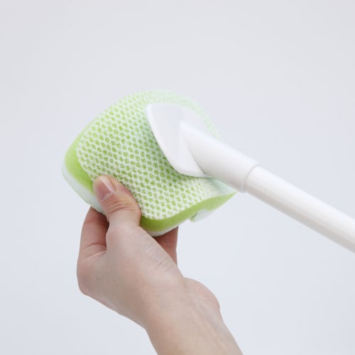Aisen Bath Brush Trepica Replacement Spare Sponge Green BF822