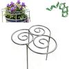 Anel de Suporte para Plantas de Metal para Jardim, Gaiola Resistente para Peônia Dália, Suporte Empilhável para Flores para Plantas Internas Externas, Anel Decorativo que a Planta Cresce Através