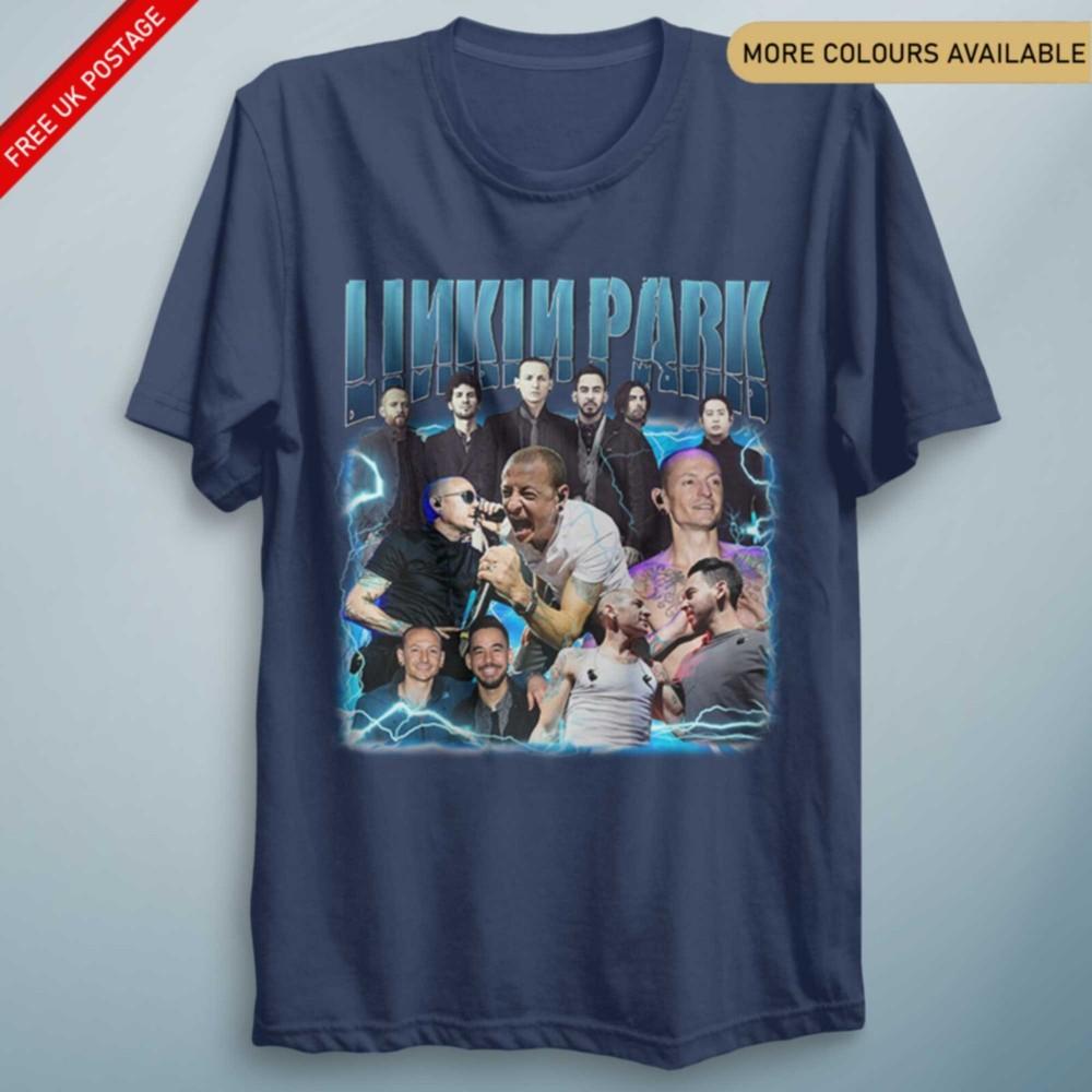 Vintage Lin Kin Par k Tshirt Unisex Top Kids Rock Tee Gift Tee Chester Memorial