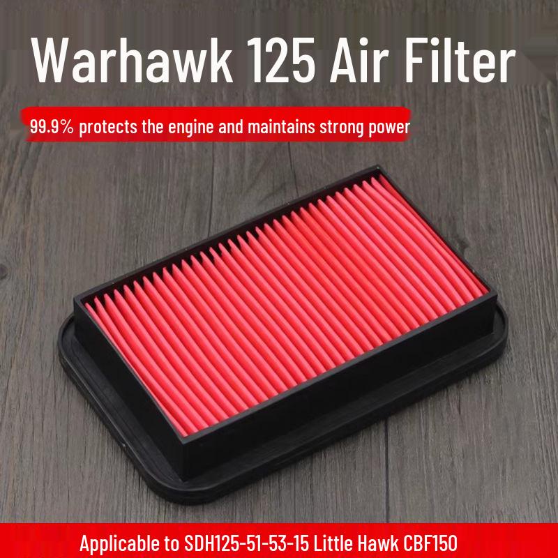 

CBF125 Little Warhawk SDH125-51/51A Мотоциклетный элемент воздушного фильтра