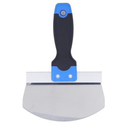 Arc Spatula Stainless Steel Round Putty Knife Drywall Hand Tool for Painter Plasterer