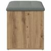 Bench with Storage Oak Artisan 82X42X45 Cm Glued Wood