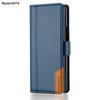 For Samsung Galaxy Z Fold 3 4 5 6 7 Leather Case Flip High Quality Card Slot Bracket Wallet Cover Casing