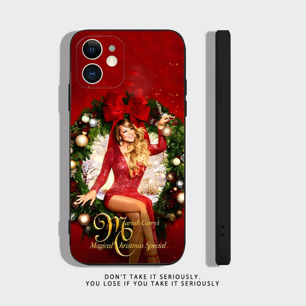 

M-Mariah C-Carey Here for It All For iPhone 17,16,15,14,13,12,11,Pro,X,XS,Max,XR,Plus,Mini Silicone Phone Case Black Shockproof iPhone17Air