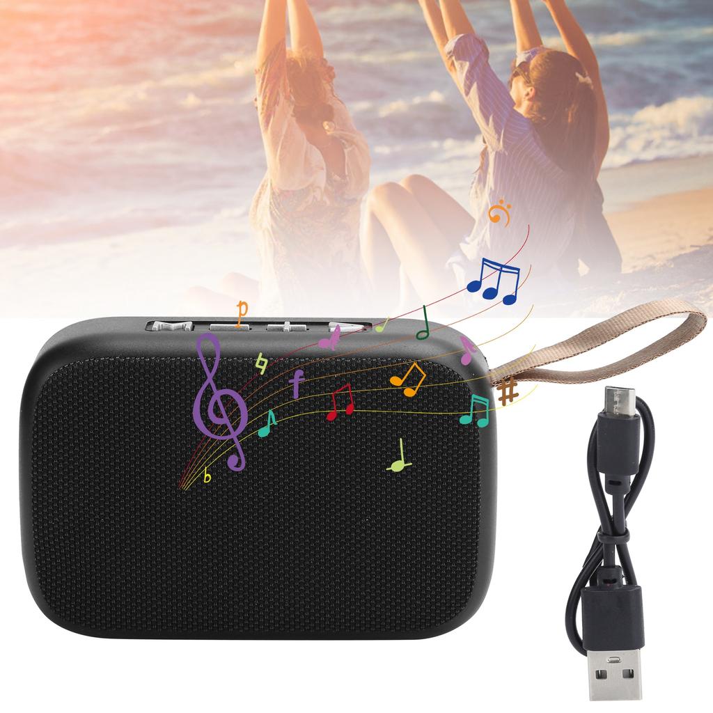 Speaker Subwoofer Wireless Stereo Portable USB Sound with FM Radio