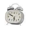 Metal Design Metal Alarm Clock Silent Operation Mechanical Clock  Deep Sleepers