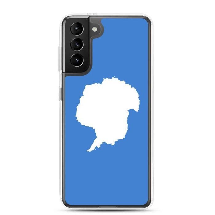 Coque Téléphone Drapeau Antarctique - Samsung Galaxy S21 Ultra