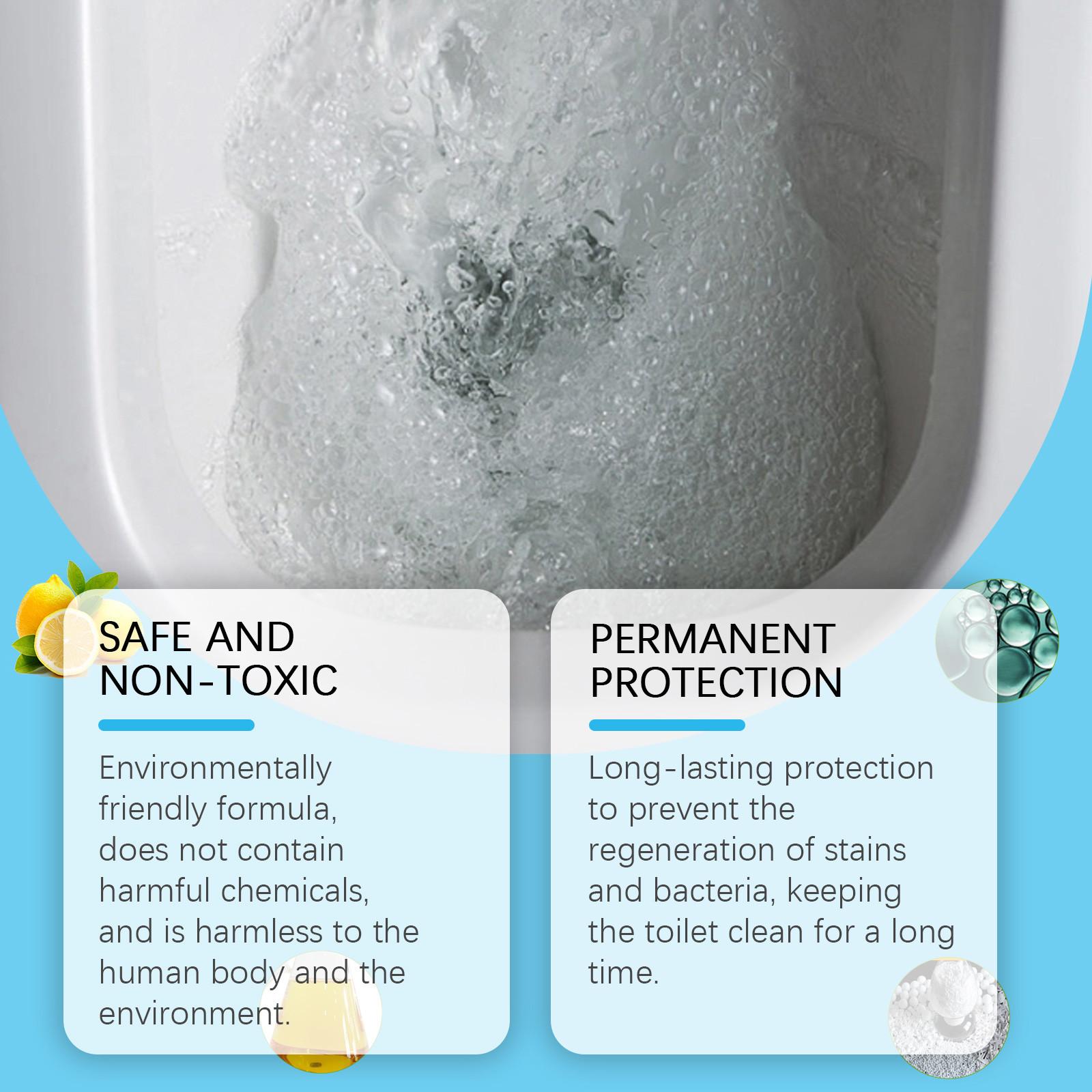 Пенный очиститель для унитаза с брызгами — фото 8