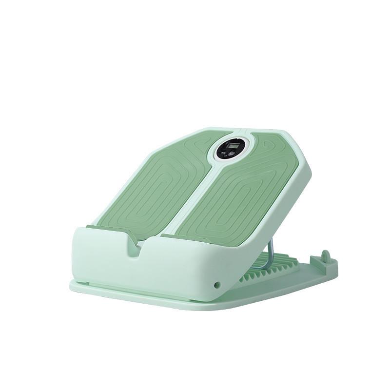 Pink/Green Multifunctional Stable Support Tensile Plate Digital Display Anti Slip Calf Stretcher Fitness Leg Press Assistive Equipment