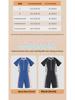 2024 Children's Sporty One-Piece Swimsuit - Medium/Large, Slimming, Belly-Covering, Short-Sleeved for Diving & Hot Springs