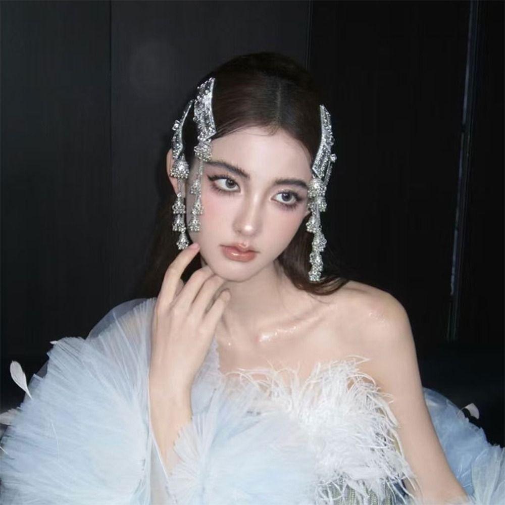 Showcasing Cultural Charm Hairpins Vintage Bangs Barrette Trendy Tassels Hair Clips