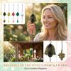 Vintage  Iron Wind Chime - Single Leaf Hanging Bell For Garden,  And Home Decor