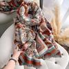Ethnic style imitation cashmere thick travel shawl Yunnan scarf women's outdoor warm cape sun protection