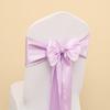 Elegant Design Chair Ribbon Ties Self Tie Chair Cover Decoration  Banquet Event Hotel