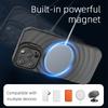 New Anti-Drop Magnetic Case for iPhone 16 Pro Max iPhone15 14 13 iPhone 17 Air Wireless Charging Kickstand Shell Silky Touch Wave Pattern Cover