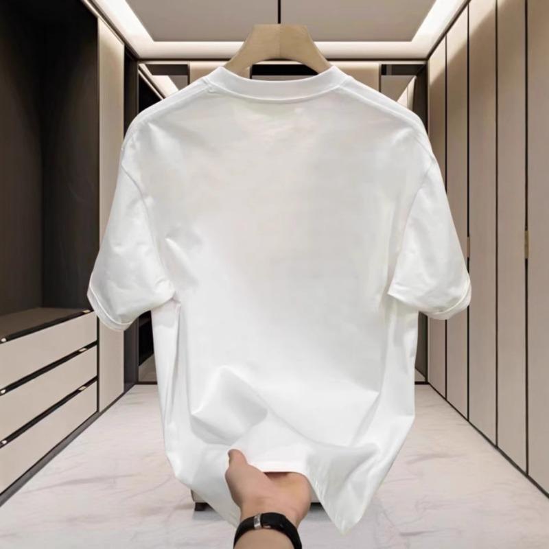 Herren Kurzarm-T-Shirt mit Sternenmuster | Lässiges Grafik-T-Shirt mit Farbverlauf-Punkt-Design