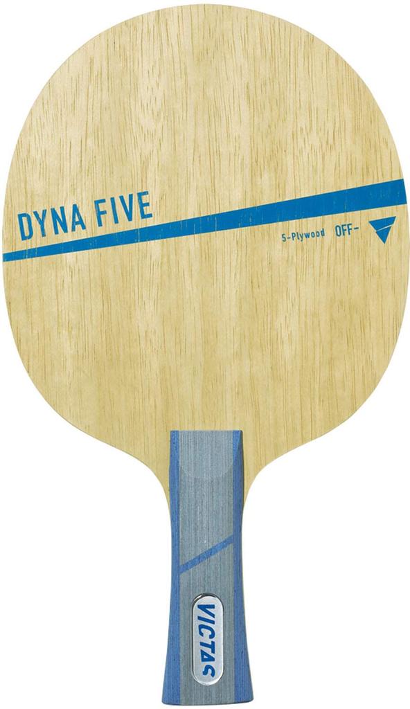 Raketa na stolní tenis VICTAS DYNA FIVE Shakehand Attack, 5 kusů, překližka, 029304