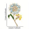 Fashion Small Fresh Sunflower Brooch Clothing Accessories Corsage Gift Painting Oil Daisy Pin