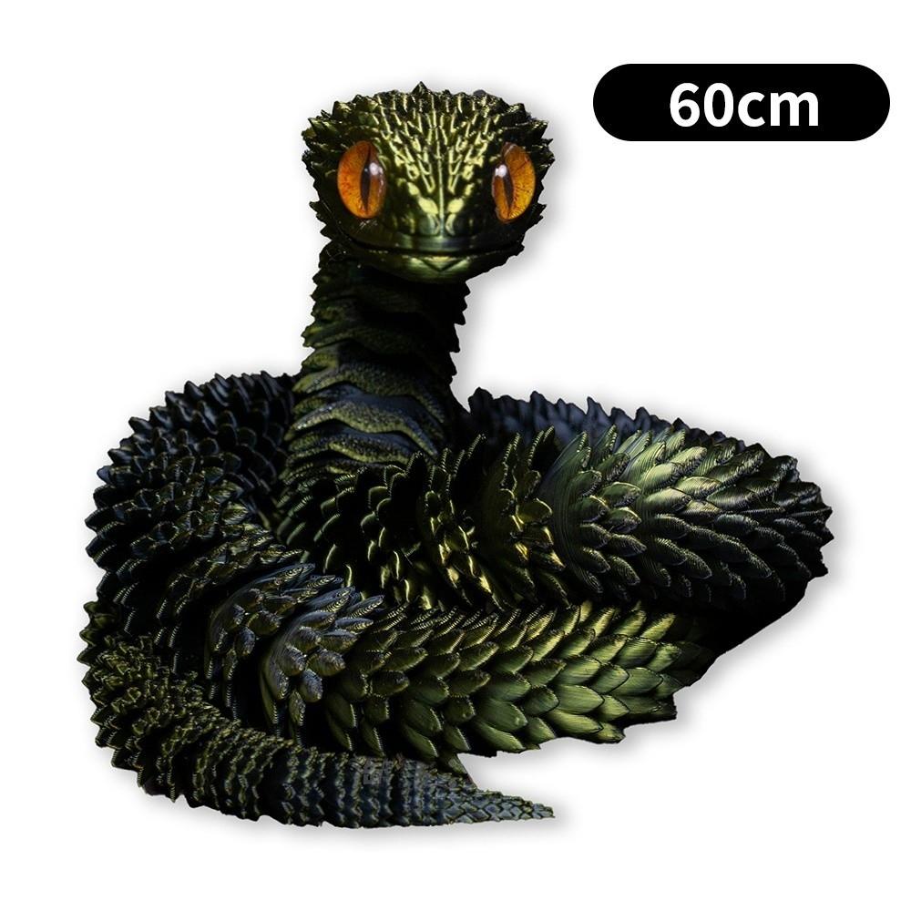Movable Joint Snake Fidget Toy PLA Simulation Snake New Desktop Ornament Kids Play