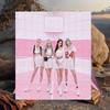 1PC kpop Bp Flannel Blanket Gift, Suitable for Both Men And Women, Soft Ideal for Beds And Sofa, Birthday Or Christmas Gift