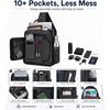 Cross Body Bag for Men: Large Canvas Sling Backpack Messenger Bag Fits 15.6 Inch Laptop for Work Commute