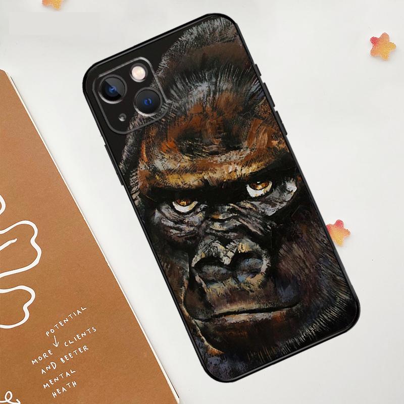 Monkey Gorilla Ape Baby Case For iPhone 12 11 13 14 15 16 Pro Max XS X XR Plus 2021 13 12 Mini Fundas
