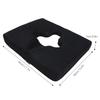 Prevent Bedsore Cushion Slow Rebound Breathable Hemorrhoid Cushion with Coat for Bedridden Paralyzed Population Black