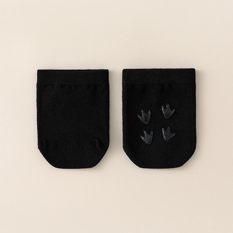 Half-length Sock Children's Summer Lightweight Mesh Breathable Silicone Anti-slip Non-slip Heel-free High Heels Foot Cover Socks for Girls Short Socks