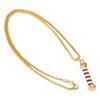 Necklace Barber Alloy Barber Shop Turn Light Pendant for Individuals and Hair SalonsGold