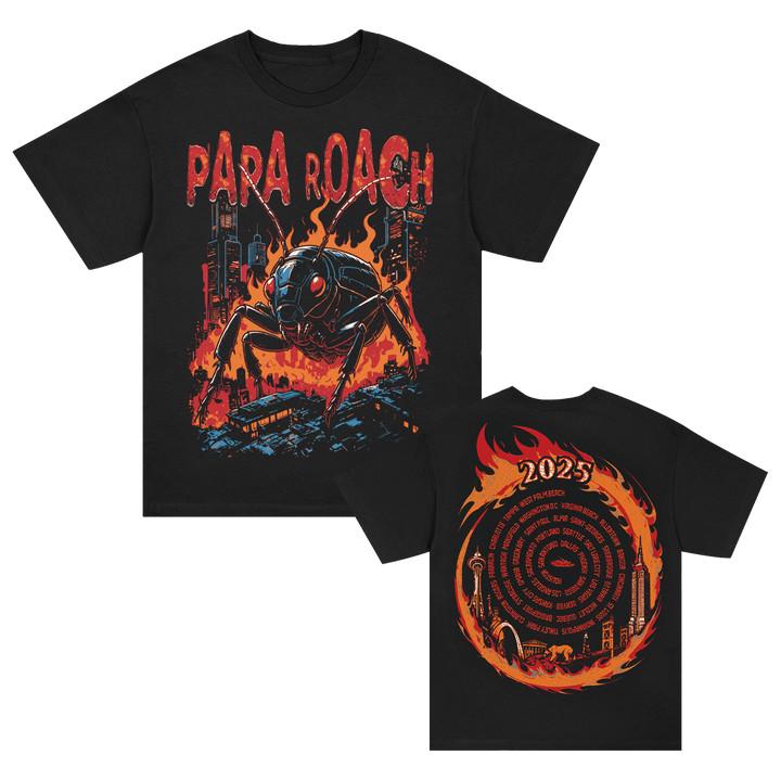 Papa Roach Roachzilla 2025 North American Tour T-Shirt