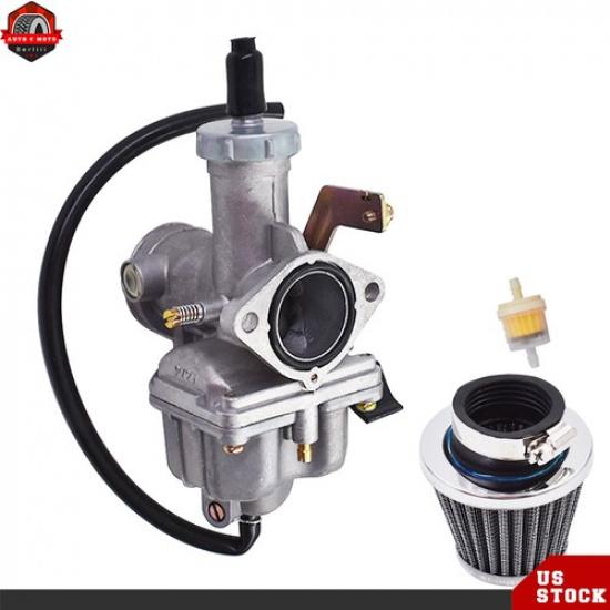 Carburetor Carb W/ Air Filter For Honda ATV ATC200S Sportrax 250 TRX250EX New
