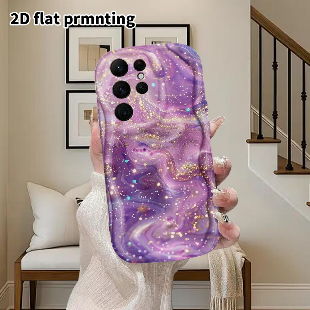 Phone Case: 2D Flat Samsung Galaxy A34 A35 M05 M06 S20 S22 S21 FE Plus 5G Protective Case, Couple Style, Starry Sand, Christmas and Halloween Gift