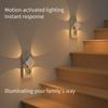 Auto On Off Sensor Night Light Human Body Induction Dimmable Human Induction Lamp Energy Saving Soft Ambient Lighting for EU/US